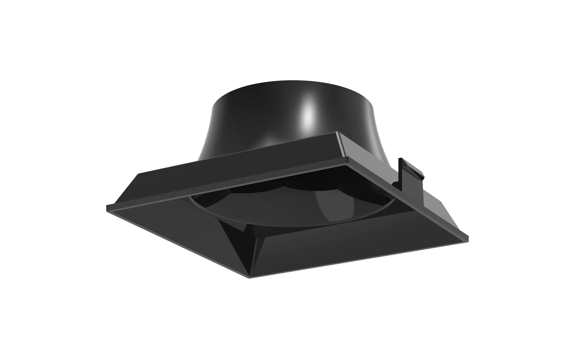 M9761  Sunrise 14W Square Led Spot light Inner Reflector,Gloss Black